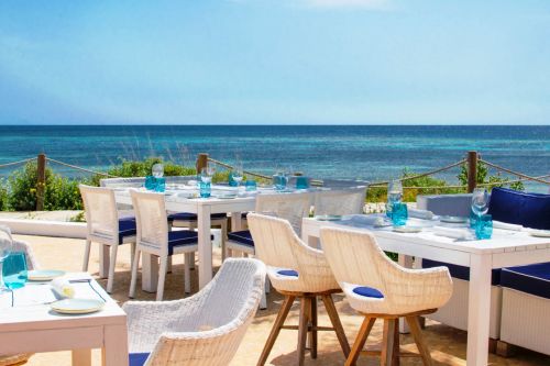 Le restaurant de plage Gecko Beach Club à Formentera en Espagne