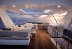 Location bateau Azimut 72 dans le sud de la France - flybridge