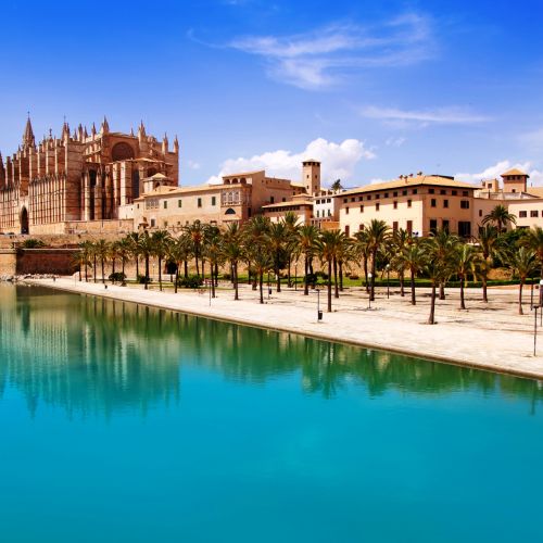 La cathdrale Santa Maria de Palma de Majorque dans les les Balares