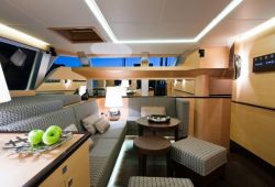 IPHARRA Sunreef 102 catamaran boat rental - main deck