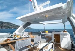 Sunseeker Manhattan 66  louer dans le sud de la France - flybridge