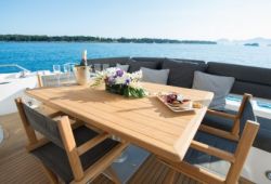 Location bateau Sunseeker Manhattan 70 dans le sud de la France - pont arrière