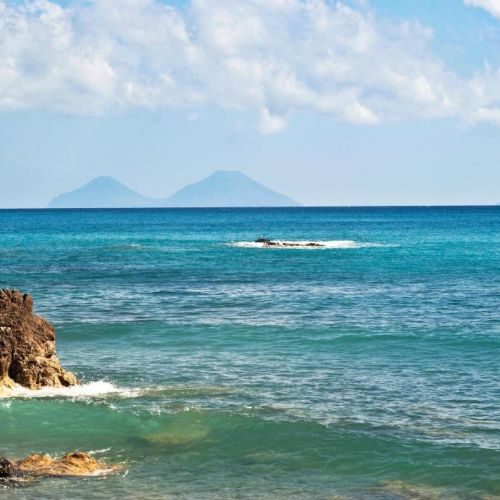 A beautiful beach in the province of Messina in Sicily