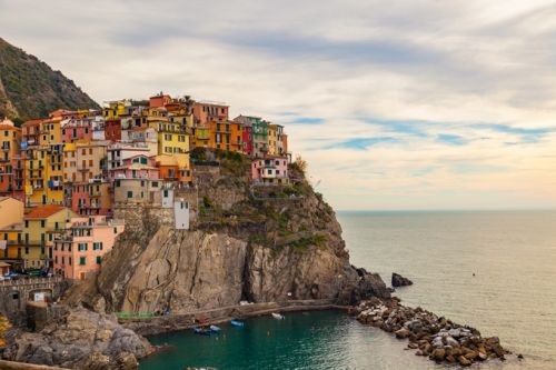 Le village color de Manarola dans le parc national des Cinque Terre, un des sites UNESCO en Mditerrane