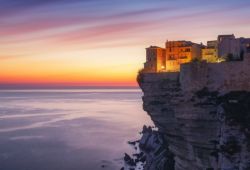 Les falaises de Bonifacio  la tombe de la nuit