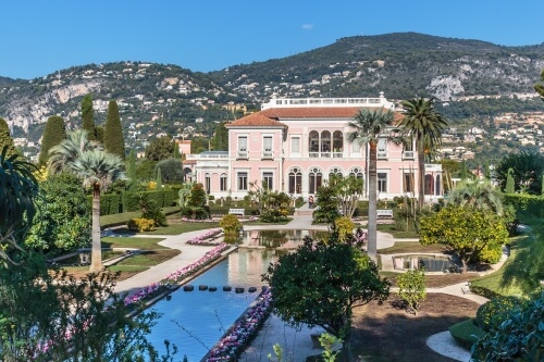 Vue de la Villa Ephrussi de Rotschild  Saint-Jean-Cap-Ferrat